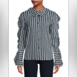SONIA RYKIEL
Stripe Button Down Shirt